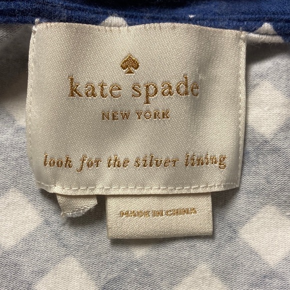 Kate Spade Lucille Diagonal Windowpane Gingham Check Ruffle Neck Shift Dress - Picture 8 of 10